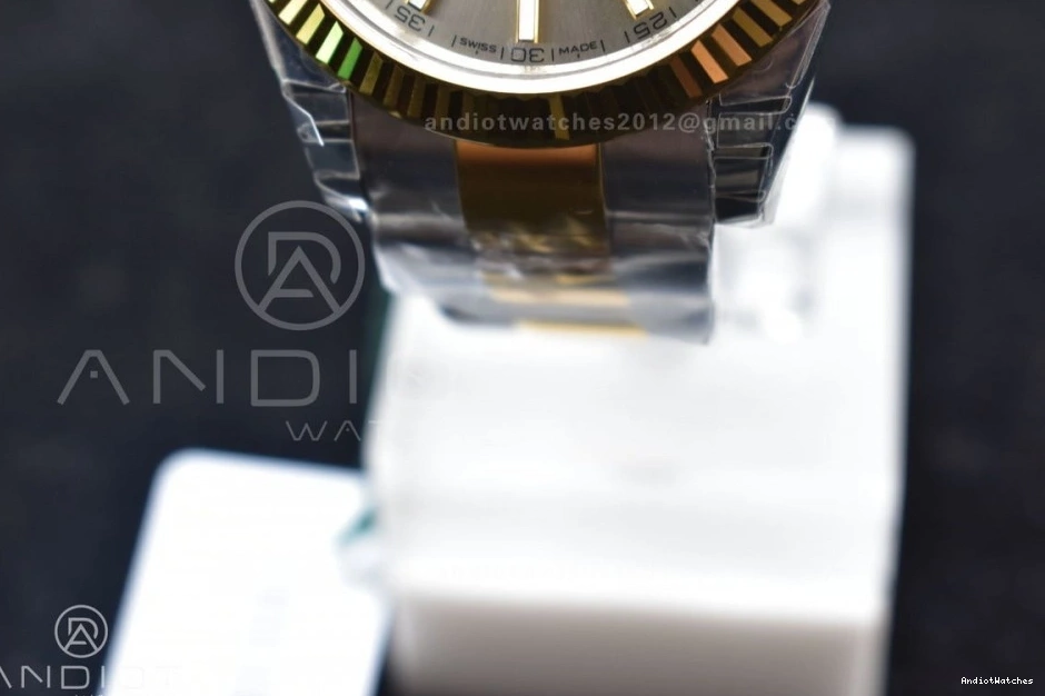 904L VS VSF on GoAnywhere SS 41 596 Dial Oyster Best 126333 YG Silver Bracelet 1:1 Edition DateJust 0524